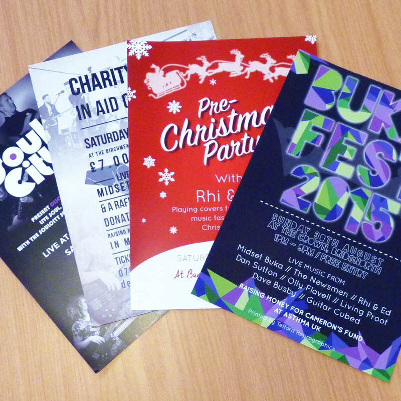 a4 leaflets flyers telford reprographics ltd
