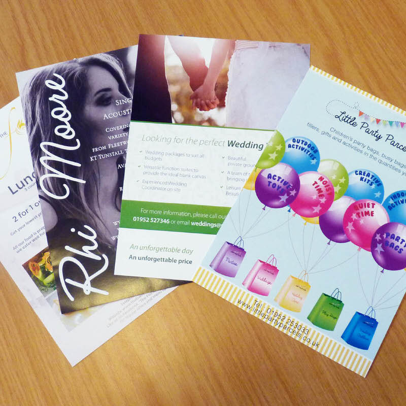 a5 leaflets flyers telford reprographics ltd