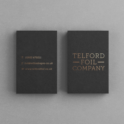 Foiled Business Cards